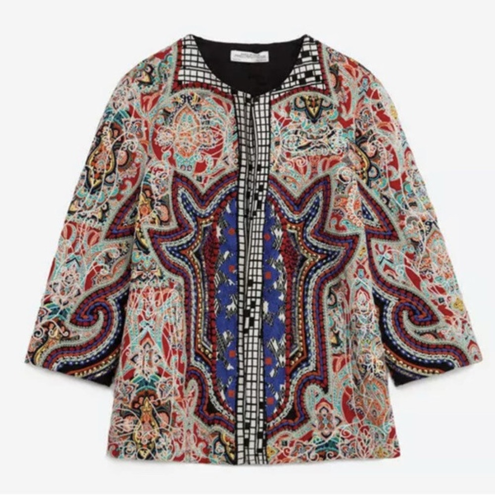 Jacket with Embroidery